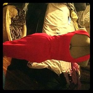 Bright Red Cute Kardashian Kollection Dress!